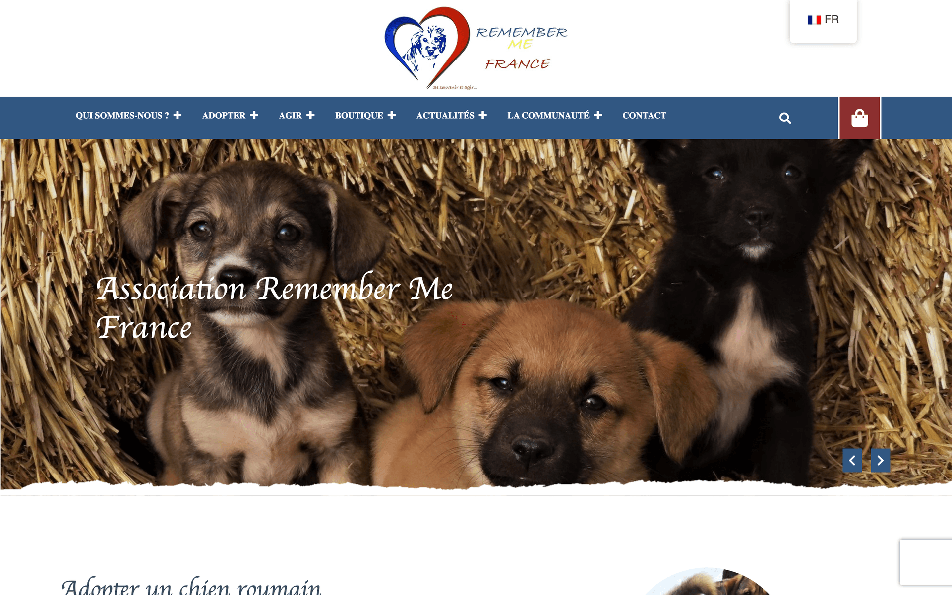 Page d'accueil remembermefrance.org · WordPress, 2024